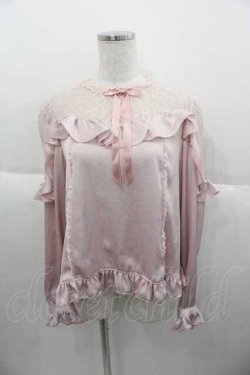 画像1: Angelic Pretty / Lacy Frillブラウス  ピンク I-25-09-30-014-AP-BL-SA-ZI