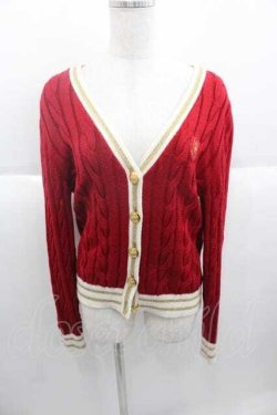画像1: Angelic Pretty / Bunny Collegeカーディガン  赤 I-25-09-30-017-AP-TO-SA-ZI