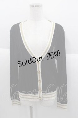 画像1: Angelic Pretty / Bunny Collegeカーディガン  黒 I-25-09-30-019-AP-TO-SA-ZI