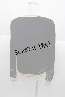 画像2: Angelic Pretty / Bunny Collegeカーディガン  黒 I-25-09-30-019-AP-TO-SA-ZI