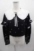 Rojita / 2WAYカラーハート刺繍スウエット  ブラック I-25-09-30-023-LO-TO-SA-ZI