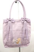 m petit by misako / ラビットベアプリントトートバッグ  ラベンダー I-25-10-04-030-LO-BG-SA-ZI