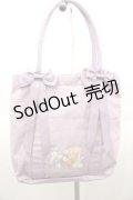 m petit by misako / ラビットベアプリントトートバッグ  ラベンダー I-25-10-04-030-LO-BG-SA-ZI