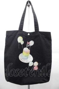 PINK HOUSE / レインボーパンケーキトートバッグ  黒 I-25-10-04-031-LO-BG-SA-ZI