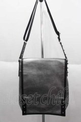 Jean Paul GAULTIER / メタリックショルダーバッグ  シルバーＸ黒 I-25-10-04-035-GO-BG-SA-ZI