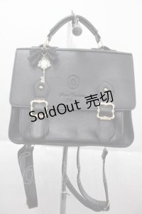 Amavel / Antique Key ミニサッチェルバッグ  ブラック I-25-10-04-036-CA-BG-SA-ZI
