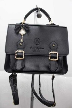 画像1: Amavel / Antique Key ミニサッチェルバッグ  ブラック I-25-10-04-036-CA-BG-SA-ZI