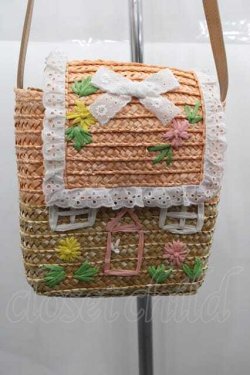画像1: Nile Perch / おうち麦わらショルダーバッグ  ブラウン I-25-10-04-040-LO-BG-SA-ZI
