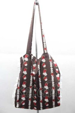 画像2: Lolime by mellfy memory / Topping Strawberriesトートバッグ  ブラウン I-25-10-04-005-LO-BG-SA-ZI