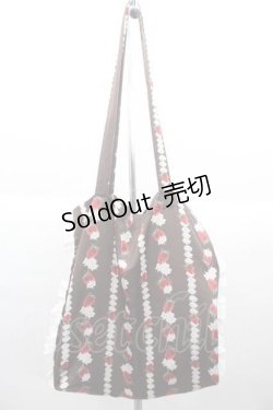 画像2: Lolime by mellfy memory / Topping Strawberriesトートバッグ  ブラウン I-25-10-04-005-LO-BG-SA-ZI