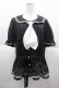 画像1: metamorphose / セーラーギャザーブラウス 1 黒ｘ白 I-25-10-04-045-ME-BL-SA-ZI (1)