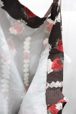 画像3: Lolime by mellfy memory / Topping Strawberriesトートバッグ  ブラウン I-25-10-04-005-LO-BG-SA-ZI