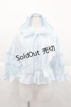画像1: Angelic Pretty / Classic Frillフード付ブラウス  サックス I-25-10-04-047-AP-BL-SA-ZI