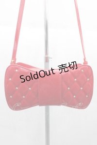 Angelic Pretty / キルティング宝石リボンポシェット  赤 I-25-10-04-006-AP-BG-HR-ZI