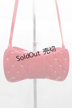 画像1: Angelic Pretty / キルティング宝石リボンポシェット  赤 I-25-10-04-006-AP-BG-HR-ZI