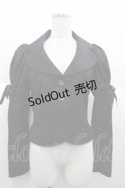 画像1: BPN / 袖はしごレースジャケット  黒 I-25-10-04-065-GO-JA-HR-ZI