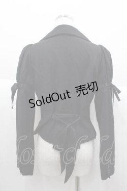 画像2: BPN / 袖はしごレースジャケット  黒 I-25-10-04-065-GO-JA-HR-ZI