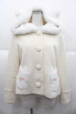 画像1: Angelic Pretty / TwinCatショートコート  ピンク I-25-10-04-067-AP-CO-SA-ZI