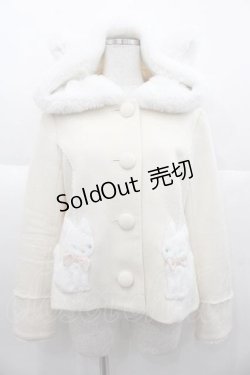 画像1: Angelic Pretty / TwinCatショートコート  ピンク I-25-10-04-067-AP-CO-SA-ZI