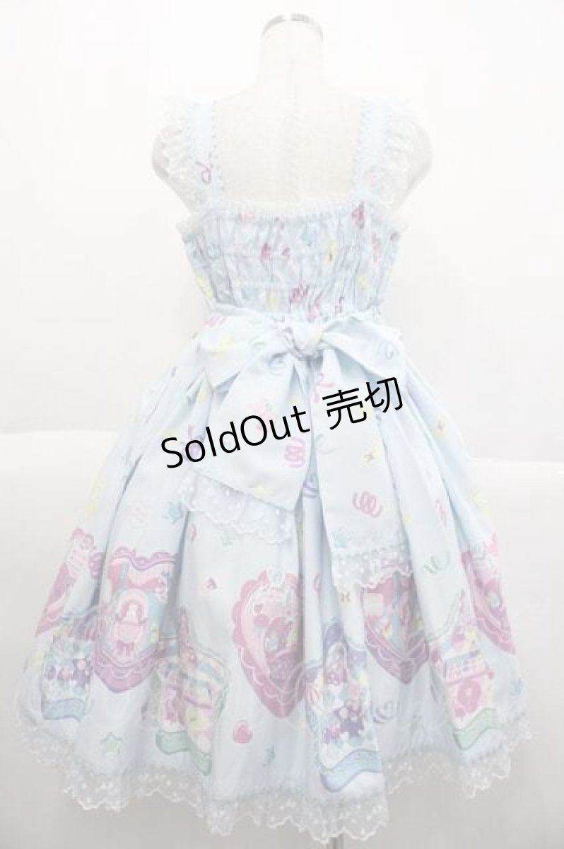 画像2: Angelic Pretty / Compact Toysジャンパースカート  サックス I-25-10-04-068-AP-OP-SA-ZI (2)