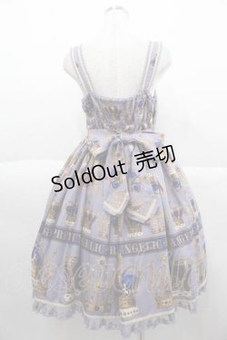 画像2: Angelic Pretty / British Crownシャーリングジャンパースカート  パープル I-25-10-04-071-AP-OP-SA-ZI