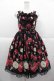 画像1: Angelic Pretty / Girly Applesジャンパースカート  黒 I-25-10-04-072-AP-OP-SA-ZI (1)