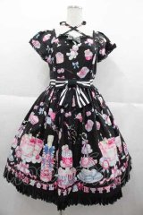 Angelic Pretty / Merry Making Partyワンピース  黒 I-25-10-04-074-AP-OP-SA-ZI
