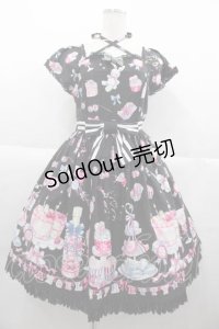 Angelic Pretty / Merry Making Partyワンピース  黒 I-25-10-04-074-AP-OP-SA-ZI