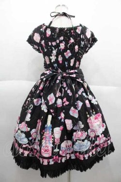 画像2: Angelic Pretty / Merry Making Partyワンピース  黒 I-25-10-04-074-AP-OP-SA-ZI