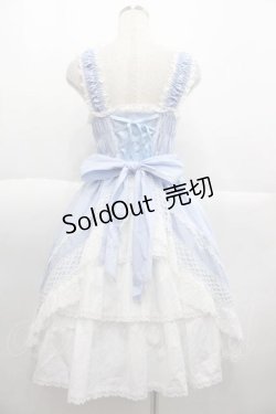 画像2: BABY,THE STARS SHINE BRIGHT / シャーリングプリンセスジャンパースカート  サックス I-25-10-04-075-BA-SK-SA-ZI