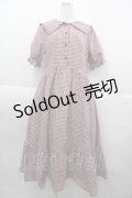 m petit by misako / AM*ギンガムCHKワンピース L 赤チェック I-25-10-04-077-LO-OP-SA-ZI