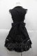 画像2: FRILL / 刺繍ノースリーブワンピース  黒ｘ白 I-25-10-04-085-HN-OP-HR-ZI (2)
