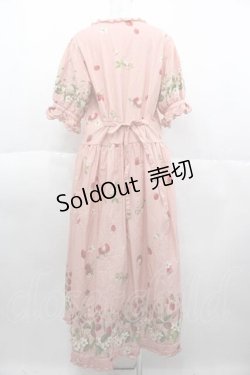 画像2: PINK HOUSE / いちごプリントワンピース  ピンク I-25-10-04-089-LO-OP-SA-ZI