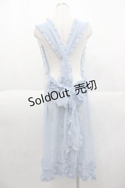 画像2: PINK HOUSE / シフォンジョーゼットタブリエ  サックス I-25-10-04-092-LO-OP-SA-ZI