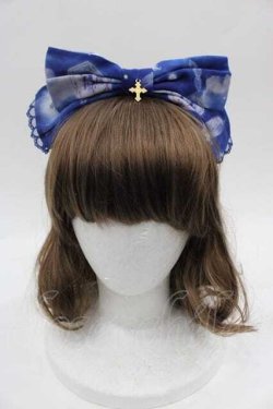 画像1: Angelic Pretty / Celestialシスターベールカチューシャ  青 I-25-10-04-099-AP-AC-SA-ZI