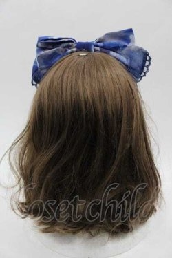 画像2: Angelic Pretty / Celestialシスターベールカチューシャ  青 I-25-10-04-099-AP-AC-SA-ZI