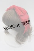Angelic Pretty / レースハートチャーム羽根リボンカチューシャ  アカ I-25-10-04-101-AP-AC-SA-ZI