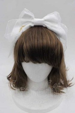 画像1: Angelic Pretty / 羽根チャームカチューシャ  白 I-25-10-04-102-AP-AC-SA-ZI