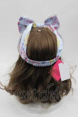 画像2: Angelic Pretty / Toy's Donut Dinerヘアバンド  サックス I-25-10-04-114-AP-AC-SA-ZI