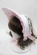 画像3: LOLITAその他(お買取対象外) / リボンレースボンネット  白Ｘピンク I-25-10-04-115-LO-AC-SA-ZI (3)