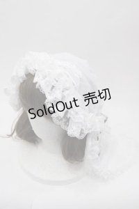 Hoshibako Works / サマーアリスソフトボンネット  白 I-25-10-04-117-LO-AC-SA-ZI