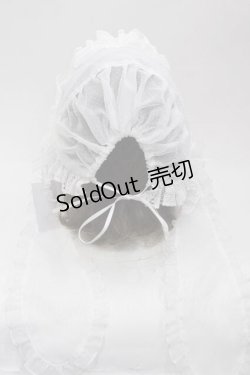 画像3: Hoshibako Works / サマーアリスソフトボンネット  白 I-25-10-04-117-LO-AC-SA-ZI