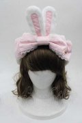 Angelic Pretty / Dolly Bunnyベレー  アイボリーＸピンク I-25-10-04-118-AP-AC-SA-ZI