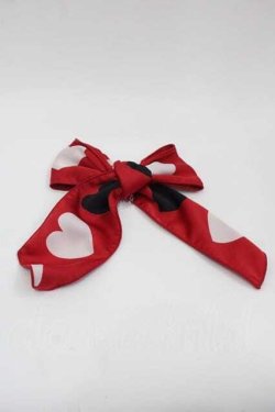 画像1: Angelic Pretty / Dolly Heartバレッタ  赤 I-25-10-04-123-AP-AC-SA-ZI