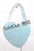 MILK / グリッターハートショルダー  青 I-25-10-04-011-ML-BG-SA-ZI