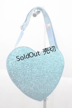 画像1: MILK / グリッターハートショルダー  青 I-25-10-04-011-ML-BG-SA-ZI