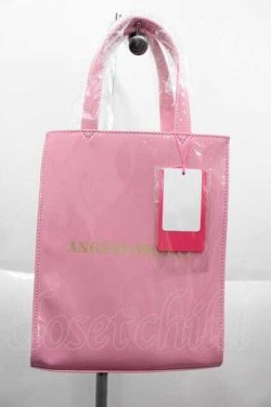 画像1: Angelic Pretty / ショッパー風トートバッグ  濃ピンク I-25-10-04-013-AP-ZA-SA-ZI
