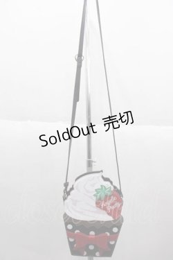 画像3: Angelic Pretty / Strawberry Cupcakeショルダーバッグ  黒 I-25-10-04-015-AP-BG-SA-ZI