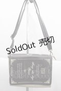 axes femme / BOOK型ショルダーバッグ  ブラウンＸアイボリー I-25-10-04-021-AX-BG-SA-ZI