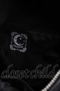 画像3: KILL STAR / Double Crossed Gothic Punk Chains Buckle Crosses Backpack  ブラック I-25-10-04-022-SL-BG-SA-ZI